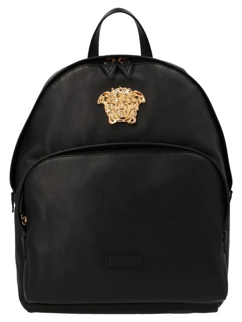 Versace Medusa Leather Backpack on SALE 